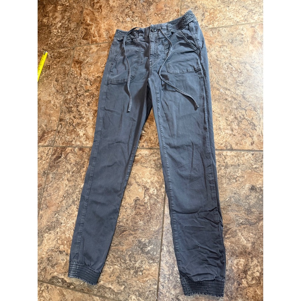 American Eagle Gray Jogger Pants Womens 4 Regular Smocked Waist Utility